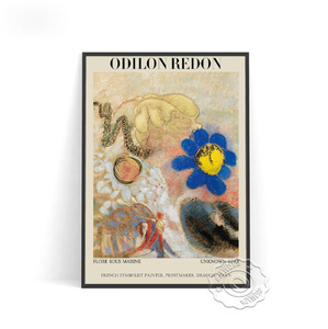 G2810 オディロン・ルドン Odilon Redon キャンバスアートポスター 50×70cm イラスト インテリア 雑貨 海外製 枠なし F