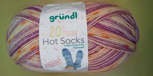 ★ 毛糸 Grndl Hot socks 20years #２　 4ply/4本撚り イタリア製 ソックヤーン 靴下 ★
