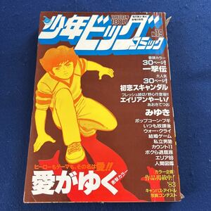 少年ビッグコミック◆1982年19号◆一撃伝◆初恋スキャンダル◆エイリアンやーい！◆あおきてつお◆みゆき◆愛がゆく◆大島やすいち