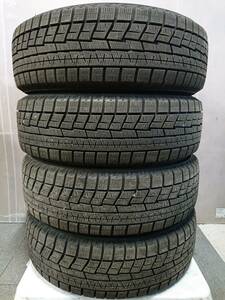 札幌 引き取り可 215/60R18 4本 YOKOHAMA ice GUARD iG60 バリ溝 冬タイヤ中古 2020年製 ベンツ GLA GLB EQA EQB などに K-1017F