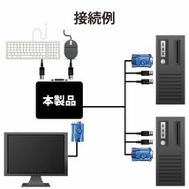 送料無料★エレコム USB⇔USBパソコン切替器 KVM-KUSN_画像6