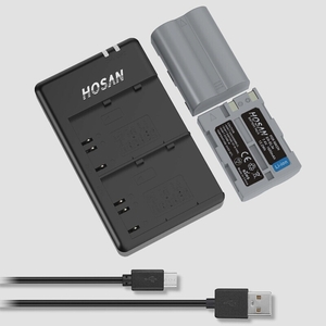 送料無料★HOSAN EN-EL3 EN-EL3e 純正互換 バッテリー 2個 + USB充電器