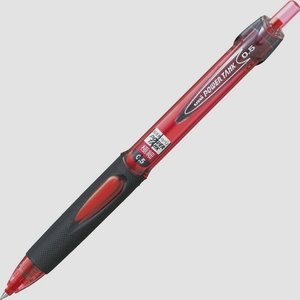 送料無料★三菱鉛筆 加圧ボールペン パワータンク 0.5 赤 10本 SN200PT05.15