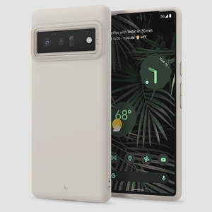 送料無料★CYRILL Spigen Google Pixel6Pro ケース ソフトTPU ケース ワイヤレス充電(クリーム)