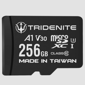  бесплатная доставка *TRIDENITE microSD 256GB UHS-I U3 A1 V30 4K UHD C10 SD адаптор есть 