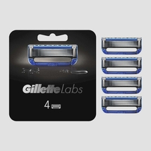 送料無料★ジレット Gillette Labs ヒーテッドレーザー 替刃(4コ) 髭剃り カミソリ 男性 メンズ_画像1