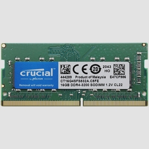  free shipping *Crucial Note PC for memory PC4-25600 16GB SODIMM CT16G4SFS832A