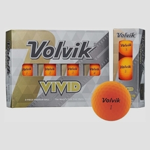 送料無料★ Volvik(ボルビック)ゴルフボール VIVID 22 オレンジ 1ダース(12個入)_画像1