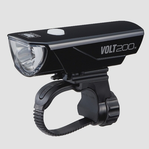 送料無料★キャットアイ(CAT EYE) LEDヘッドライト VOLT200 HL-EL151RC USB充電 ブラック