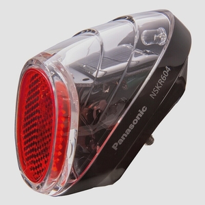  free shipping * Panasonic LED solar auto tail light after fender installation type NSKR604 bicycle 