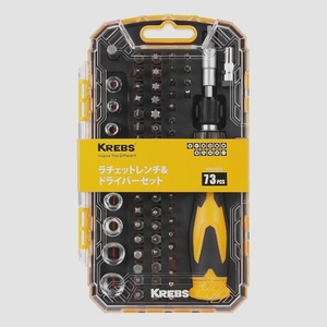  free shipping *KREBS 73 point precise driver set ratchet wrench * driver set home use tool set multifunction tool kit 