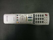 中古 シャープ SHARP アクオス AQUOS ケーブルテレビ BS CA TV VHS リモコン 型番: GA434WJSA 管理No.35141_画像1