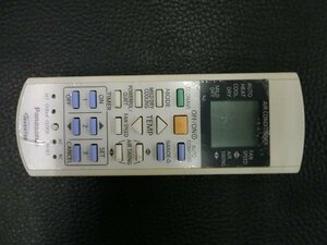 中古 Panasonic パナソニック エアコン エアーコンディショナー AIR CONDITIONER INVERTER リモコン A75C3887 管理No.35381