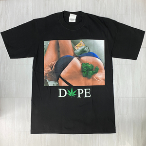 LA発 【2XL】 420 DOPE アンダーグラウンド グラフィック ヘビーウェイト 半袖 Tシャツ 黒 ウェストコースト HIPHOP ストリート