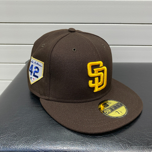 USA正規品 【7.1/8】 限定 NEWERA ニューエラ SD PADRES サンディエゴ パドレス 59FIFTY ジャッキーロビンソン ＃42 ダルビッシュ (23-8)