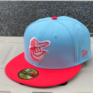 USA正規品【7.1/8】 限定カラー NEWERA ニューエラ Orioles O's ボルチモア オリオールズ Core Color バイカラー オリオールバード (3-7)