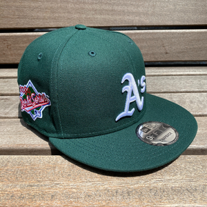 USA正規品 NEWERA ニューエラ 9FIFTY スナップバックキャップ MLB オークランド アスレチックス Athletics '89ワールドシリーズ メジャー