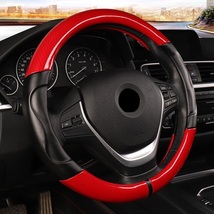 ハンドルカバー ステアリングカバー スカイライン GT-R Skyline GTR 日産 レザー カーボン調 選べる4色 DERMAY J_画像3