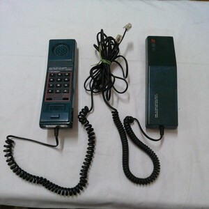  total 2 pcs operation OK.EKLIPS DUPLEX BOM MX antique telephone machine green handy ho n Showa Retro postage 520 jpy other 