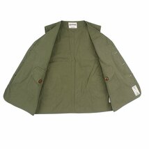 ZPT126★新品サイズ選択可S～2XL ワークィゴデニム ベスト メンズ アメカジ ヴィンテージ ジレ ハンティングスタイル グリーン_画像3