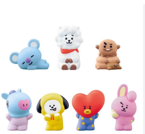 BT21公式 BT21フレンズ ソフビ 7体 BT21防弾少年団 BTS