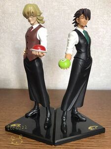  junk premium Bandai ( pre van ) TIGER&BUNNY( Tiger &ba knee, Thai bani) [ cake attached figure burner Be &..] postage 350 jpy 