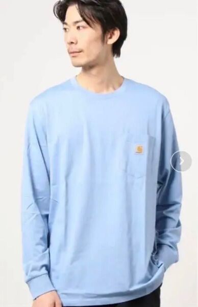 Carhartt 水色 ロンティー M