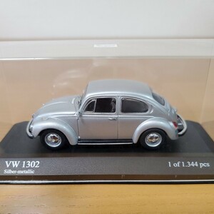 1/43 ミニチャンプス MINICHAMPS/Volkswagen Beetle 1302 1970 Silber-metallic/フォルクスワーゲン ビートル 1302 シルバーメタリック