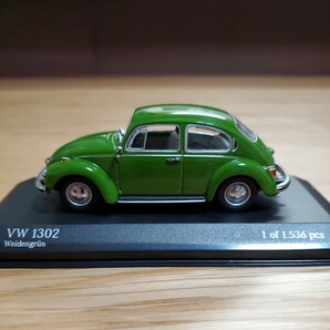 1/43 ミニチャンプス/Volkswagen Beetle 1302 Saloon 1970-72 Weidengrun/フォルクスワーゲン ビートル サルーン ウィローグリーンの画像1
