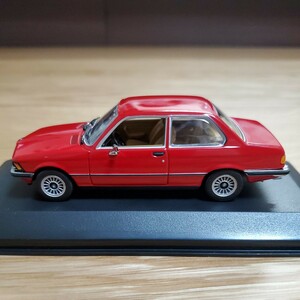 1/43 ミニチャンプス MINICHAMPS ミニカー/BMW 323i Saloon 1975-83 red/ビーエムダブリュー 3シリーズ サルーン レッド