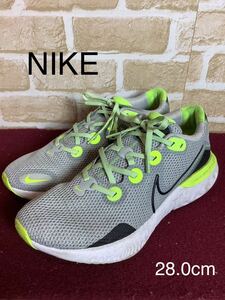 [ selling out! free shipping!]A-302 NIKE RENEW RUN 28.0cm gray 