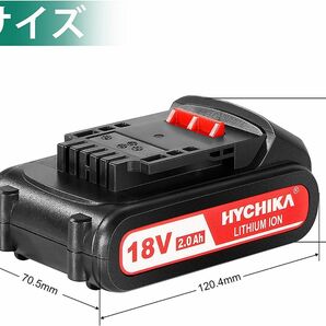 HYCHIKA　18V電動工具予備バッテリー電動のこぎり インパクトドライバー交換用バッテリー