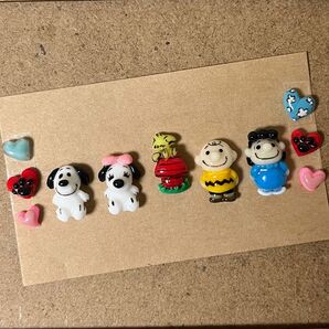3dネイルパーツ【らくがき風 ピーナッツ peanuts スヌーピー 仲間 ハート 痛ネイル】