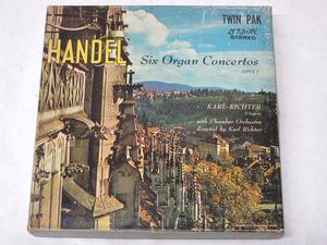 04K501 音楽テープ HANDEL ORGAN CONCERTOS ・KARL RICHTER [カール・リヒター]未確認 現状 1点限り 売り切り