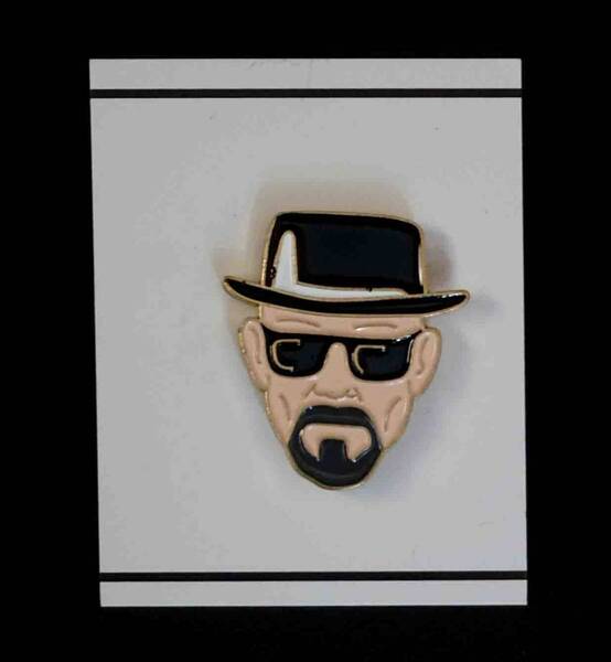 黒帽子叔父さん 金属 ◆新品 おじさん ブレイキング・バッド Breaking Bad ベター・コール・ソウル Better Call Saul ピンバッジ バッチ