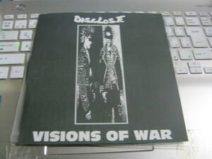 DISCLOSE ディスクローズ / VISONS OF WAR SWEDENピクチャー7“ Insane Youth Aggression Bacteria Abraham Cross C.F.D.L SDS GLOOM