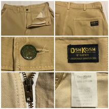 w32☆70s 80s USA製 OSHKOSH B'GOSH オシュコシュ ビンテージ ペインター ワーク パンツ 70's 80's 米国製 アメリカ製 w30 w31 90s デニム_画像10