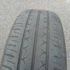 フィット GP5 純正 スチールホイール 鉄チン 6J 15インチ +50 PCD100-4穴 ハブ径56 185/60R15 ヨコハマ BluEarth 17年製 タイヤ付 1本のみ4の画像3