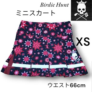 新品未使用品 タグ付き BIRDIE HUNT バーディーハント ゴルフスカート ダンススカート インナーパンツ付き 赤 星柄 