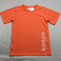 【送料無料】【新品】Kaepaレディース半袖Tシャツ（ワッフル素材 吸水速乾 UVカット）　　Ｍ　　 オレンジ★TL-423_画像1