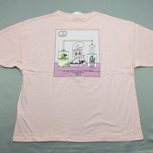 【送料無料】【新品】esther bunny（エスター バニー） レディース半袖Tシャツ（コットン100％ ゆったりタイプ）　M　 LPK★11202