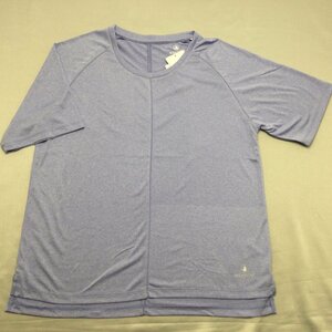 【送料無料】【新品】BODY GLOVE レディース半袖Ｔシャツ（吸水速乾 UVカット チュニック丈）　　LL　2L　　ラベンダー★22303