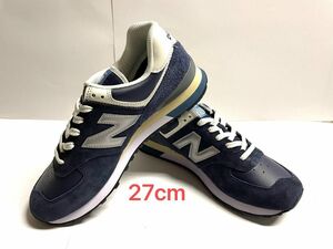 未使用 27cm D ニューバランス ML574TE ネイビー(紺) new balance