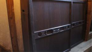 2 шт. комплект Vintage двери .. дверь из дерева двери супер редкий двери старый дом в японском стиле для редкий умение изобретательность есть раздвижные двери shoji редкий старый инструмент 