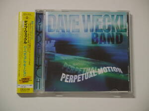 【廃盤・レア！】 DAVE WECKL BAND (デイヴ・ウェックル・バンド)「PERPETUAL MOTION」 (UCCJ-3010)【帯付き国内盤・程度良-並】