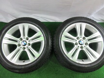 在庫★バリ山★BMW ３シリーズ 純正 7.5J+37 5H120 ナンカン 225/50R17 F30 F31 E90 F32 4シリーズ_画像5