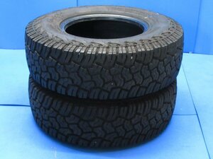 バリ溝 2本 ヨコハマ GEOLANDAR ジオランダー X-AT LT 265/75R16 123/120Q 16インチ タイヤ 1本 パジェロ (g082642)