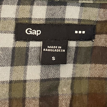 送料無料 GAP ギャップ フランネルシャツ 長袖 チェック S ネルシャツ グランジ アメカジ ワーク ヴィンテージ オールドギャップ 古着_画像6