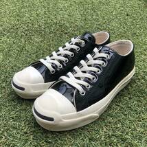 美品23 converse×BEAMS JACK PURCELL RET コンバース×ビームス ジャックパーセル エナメルレザー HW27_画像4