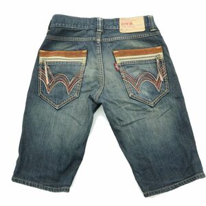 EDWIN エドウィン 4530 USED加工★ デニム ショート パンツ ジーンズ Sz.30　メンズ　A3B02210_4#P